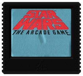 Cartridge artwork for Star Wars Arcade on the Atari 5200.