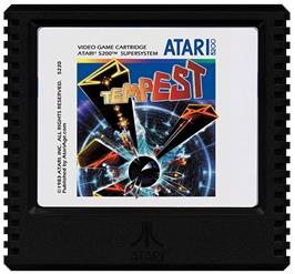 Cartridge artwork for Tempest (Prototype) on the Atari 5200.