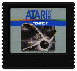 Cartridge artwork for Tempest on the Atari 5200.