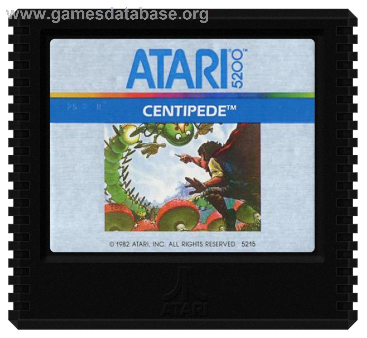Centipede - Atari 5200 - Artwork - Cartridge