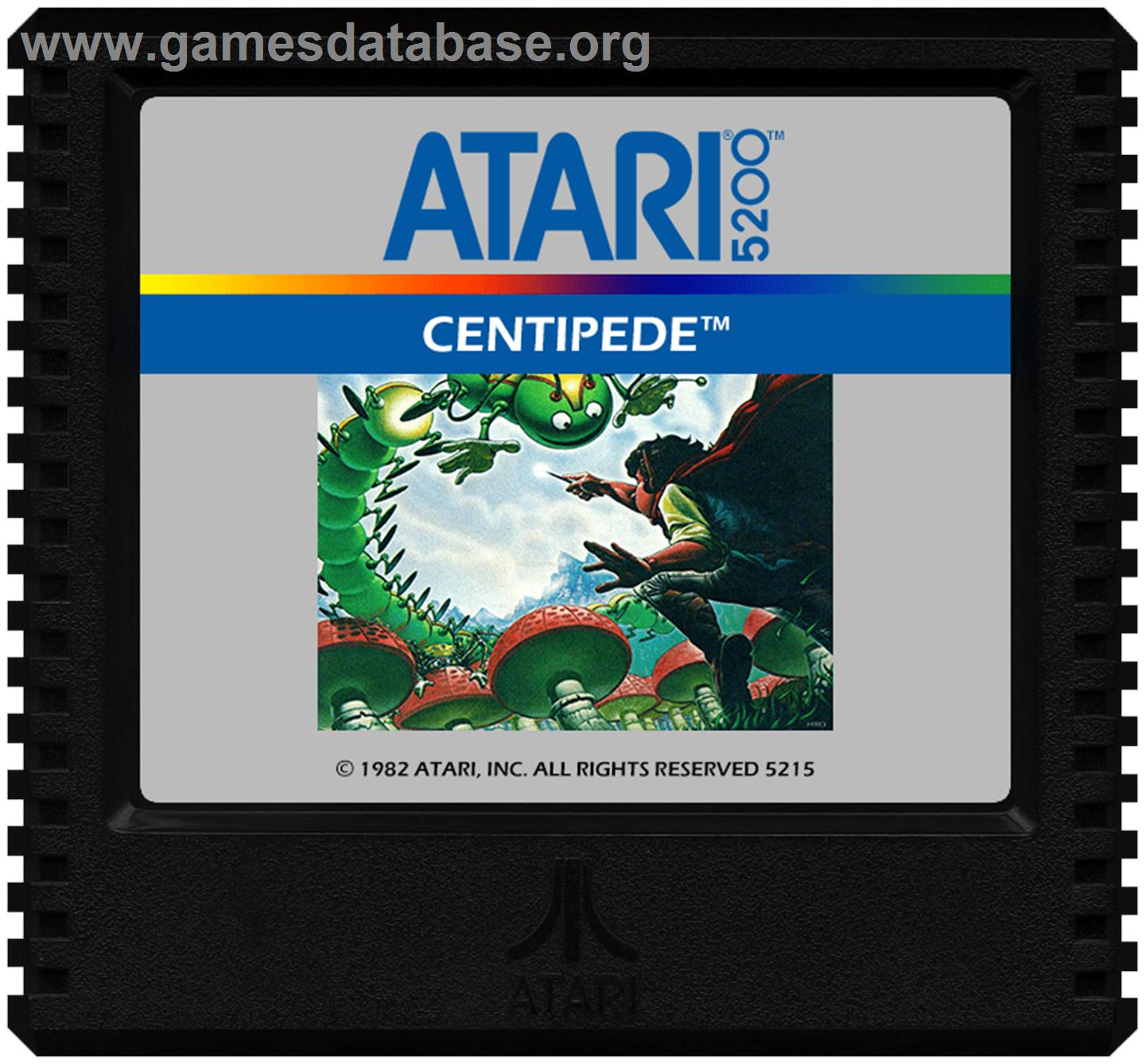 Centipede - Atari 5200 - Artwork - Cartridge
