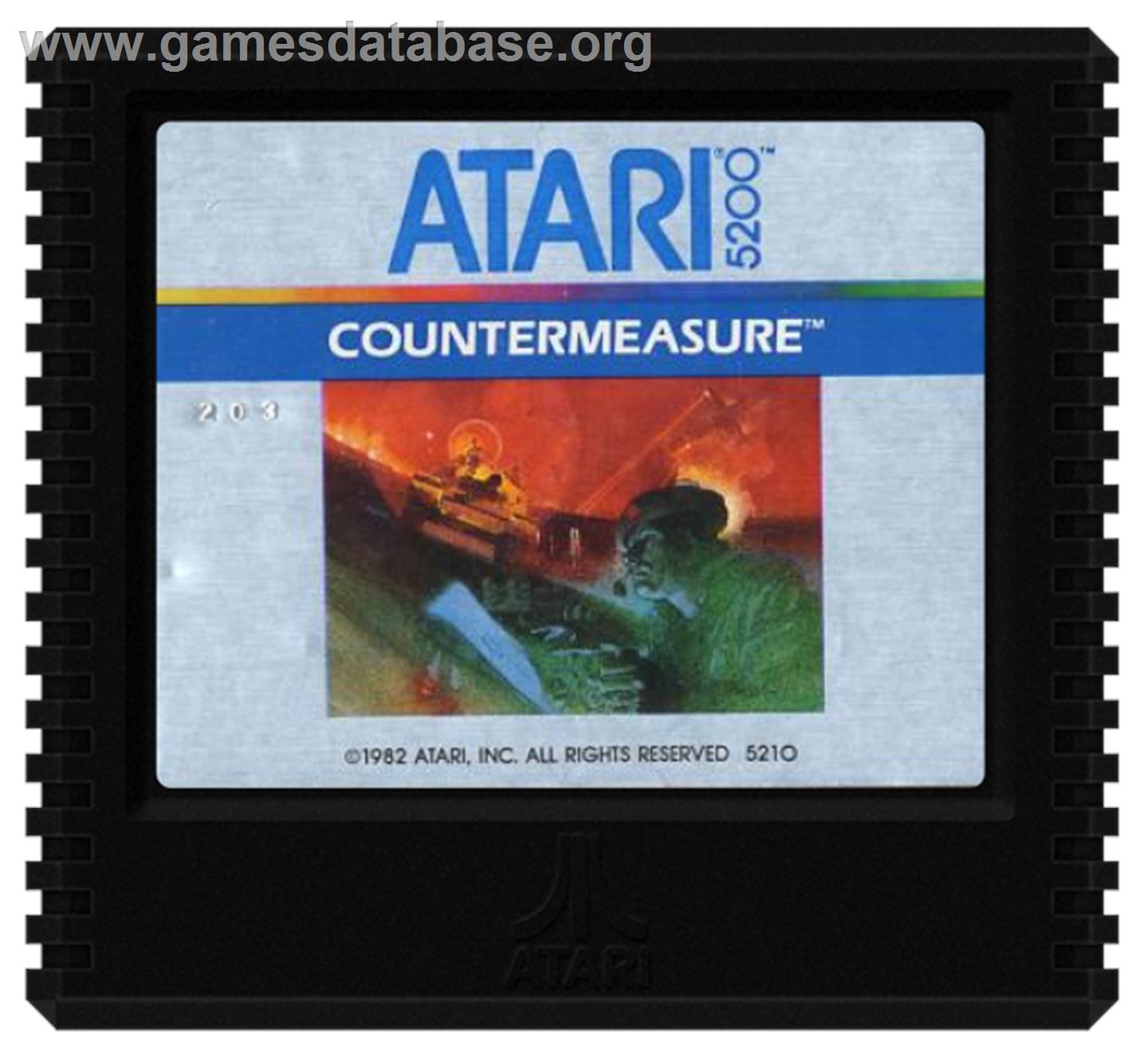 Countermeasure - Atari 5200 - Artwork - Cartridge