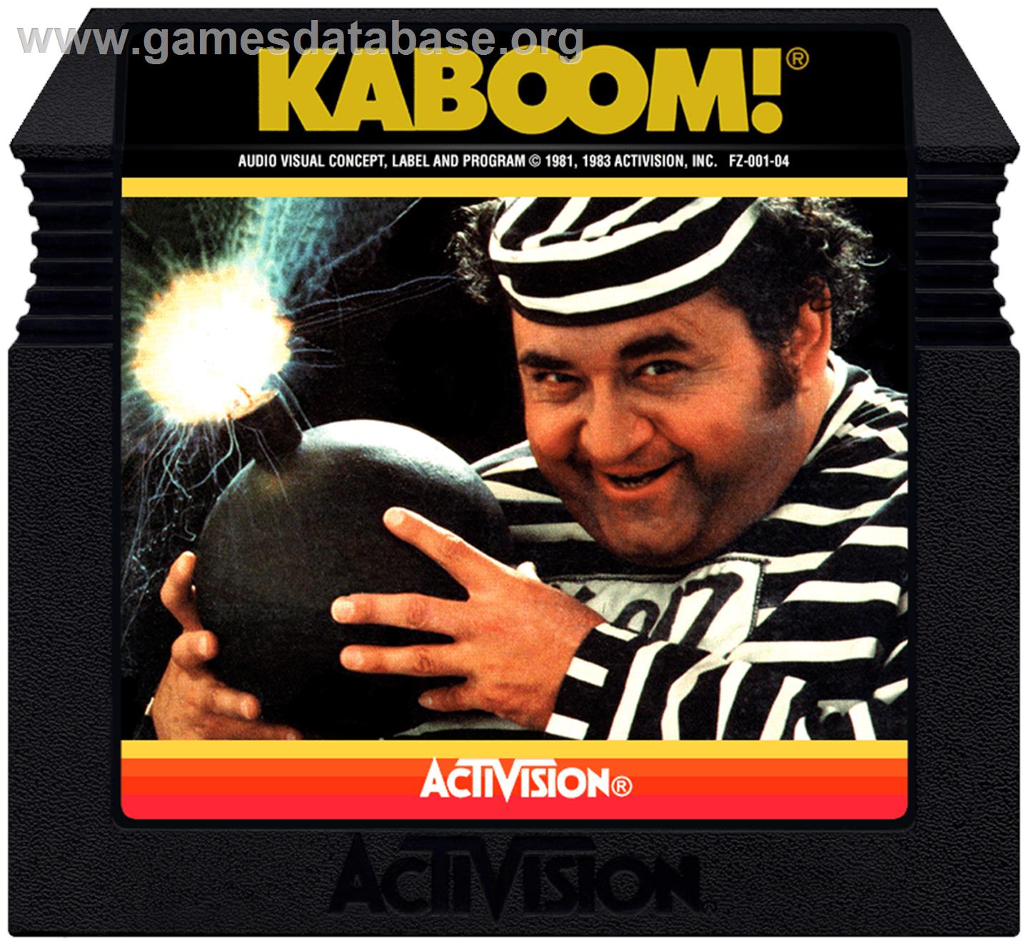 Kaboom! - Atari 5200 - Artwork - Cartridge