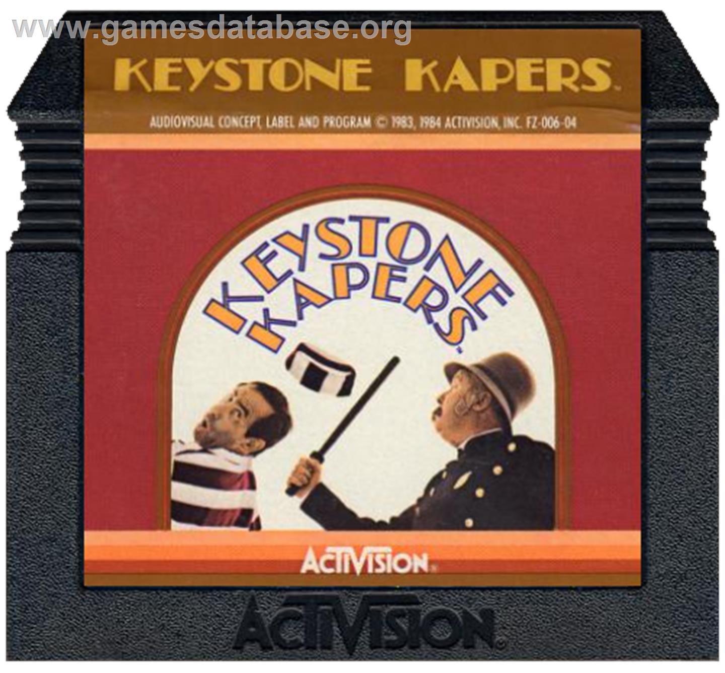 Keystone Kapers - Atari 5200 - Artwork - Cartridge