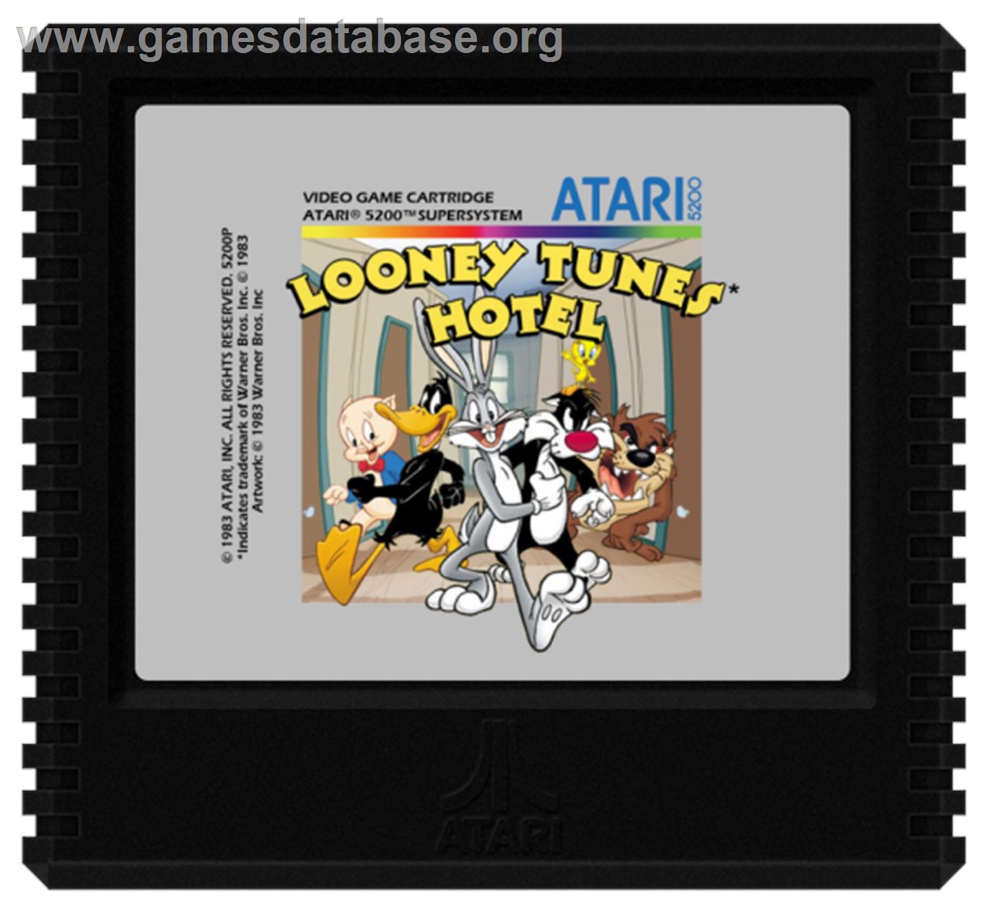 Looney Tunes Hotel - Atari 5200 - Artwork - Cartridge