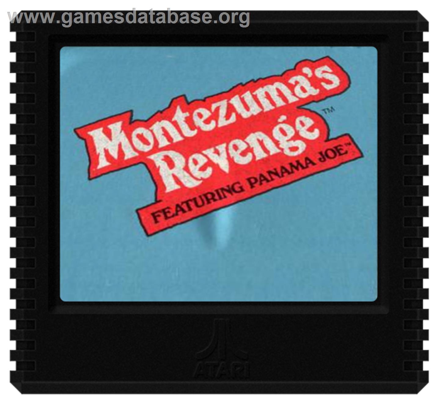 Montezuma's Revenge - Atari 5200 - Artwork - Cartridge