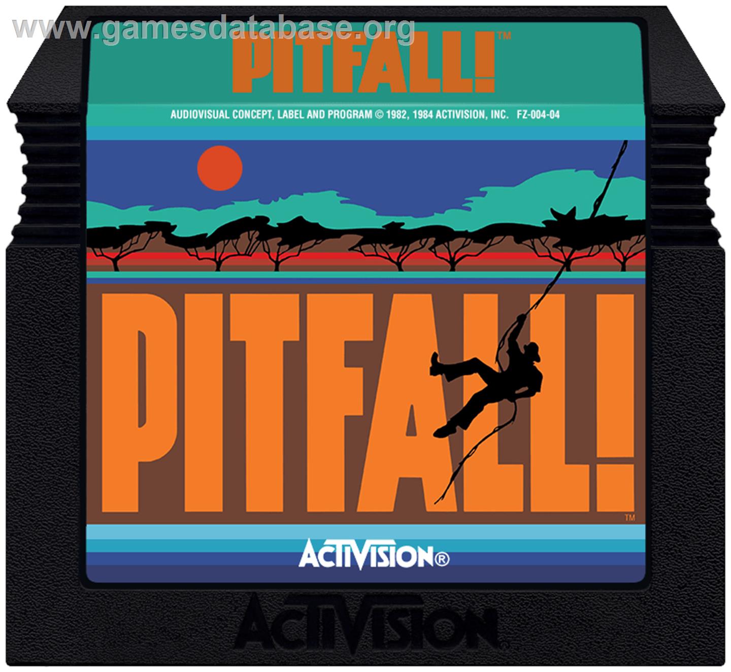Pitfall! - Atari 5200 - Artwork - Cartridge