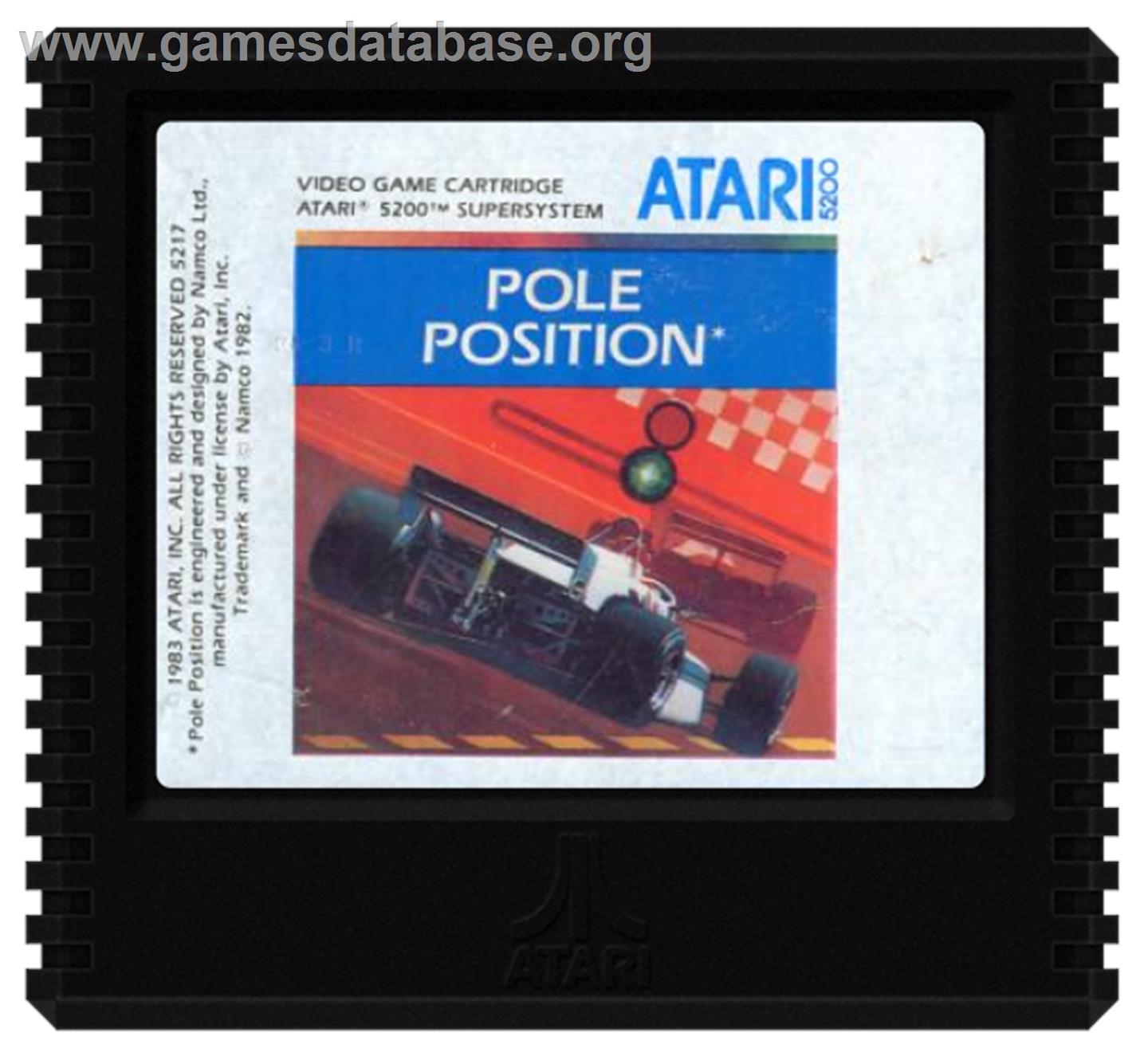 Pole Position - Atari 5200 - Artwork - Cartridge
