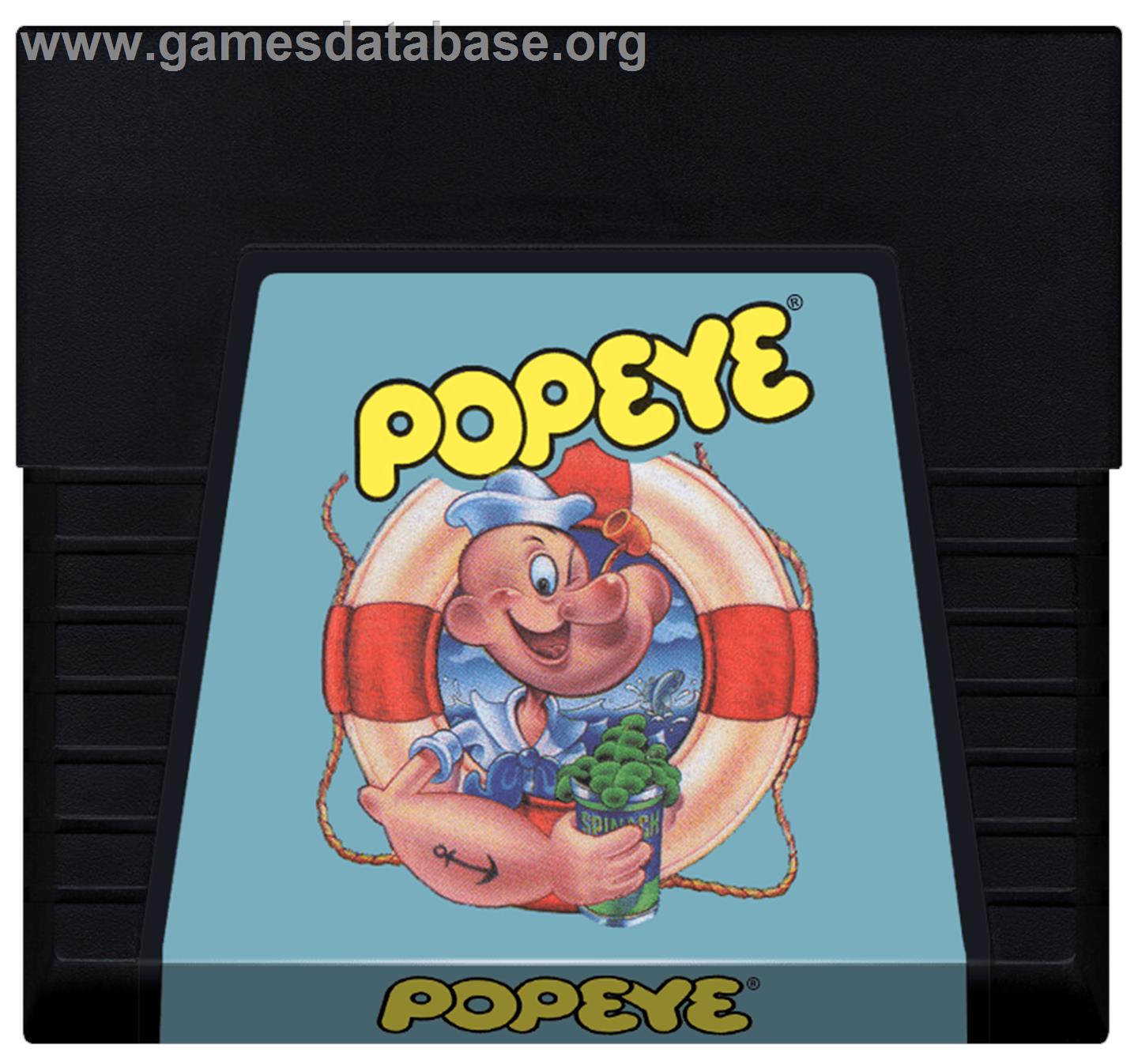 Popeye - Atari 5200 - Artwork - Cartridge