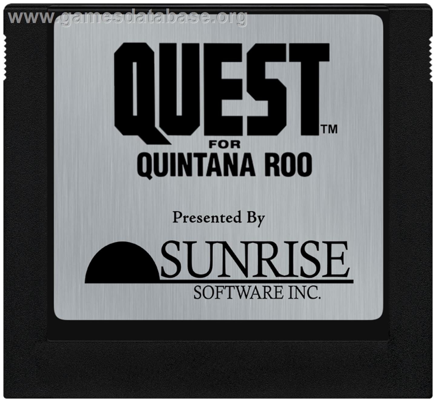 Quest For Quintana Roo - Atari 5200 - Artwork - Cartridge