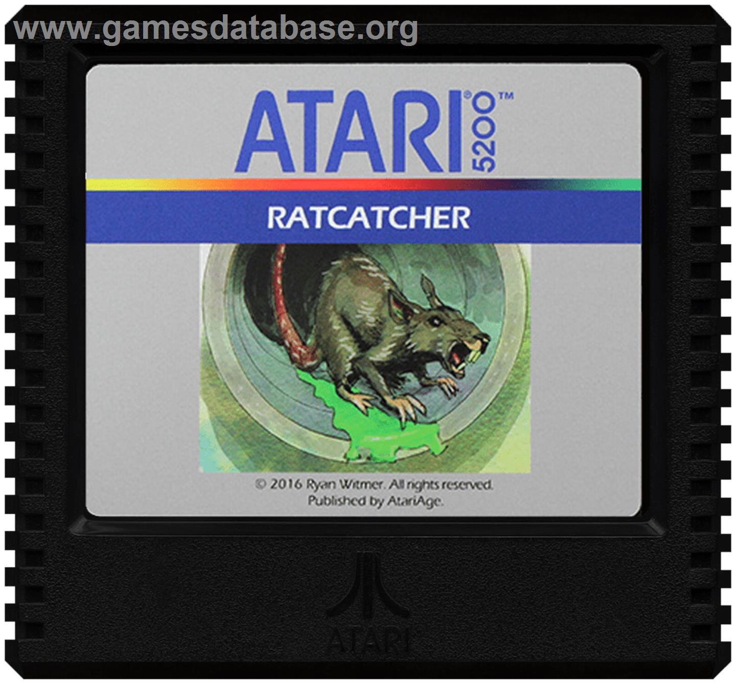 Ratcatcher - Atari 5200 - Artwork - Cartridge
