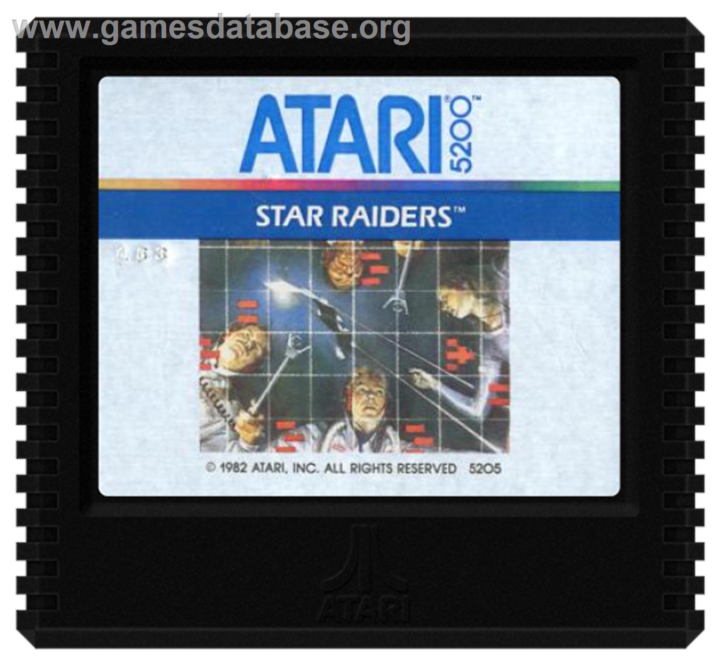 Star Raiders - Atari 5200 - Artwork - Cartridge