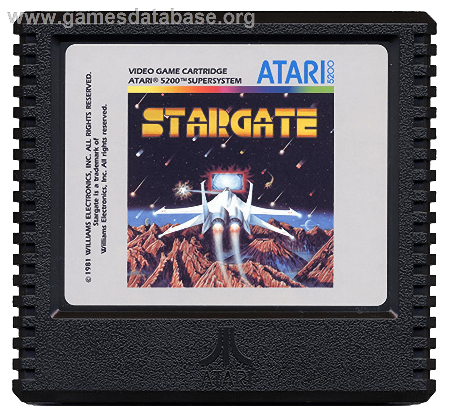 Stargate (Prototype) - Atari 5200 - Artwork - Cartridge