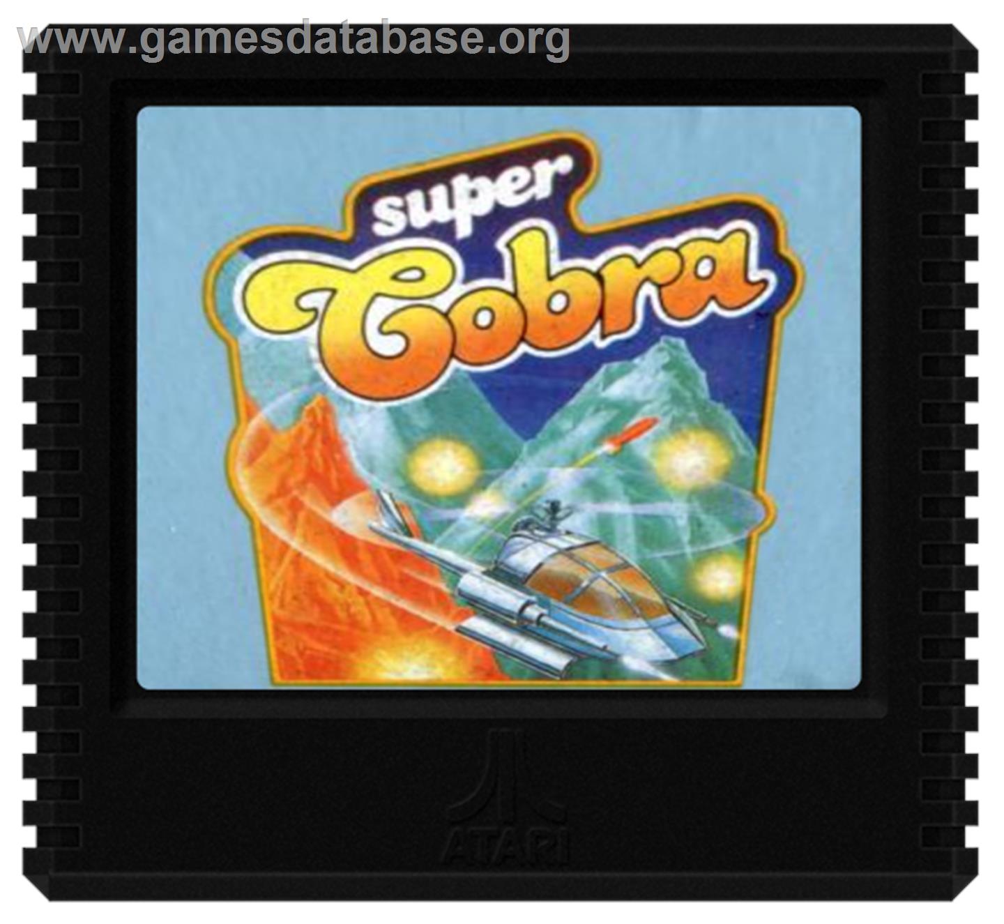 Super Cobra - Atari 5200 - Artwork - Cartridge