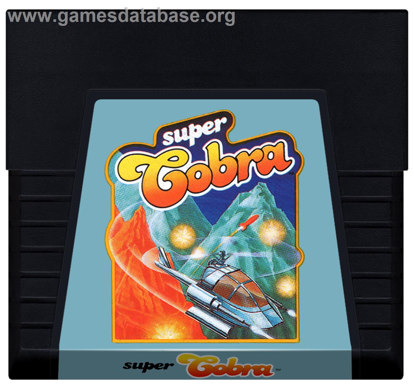 Super Cobra - Atari 5200 - Artwork - Cartridge
