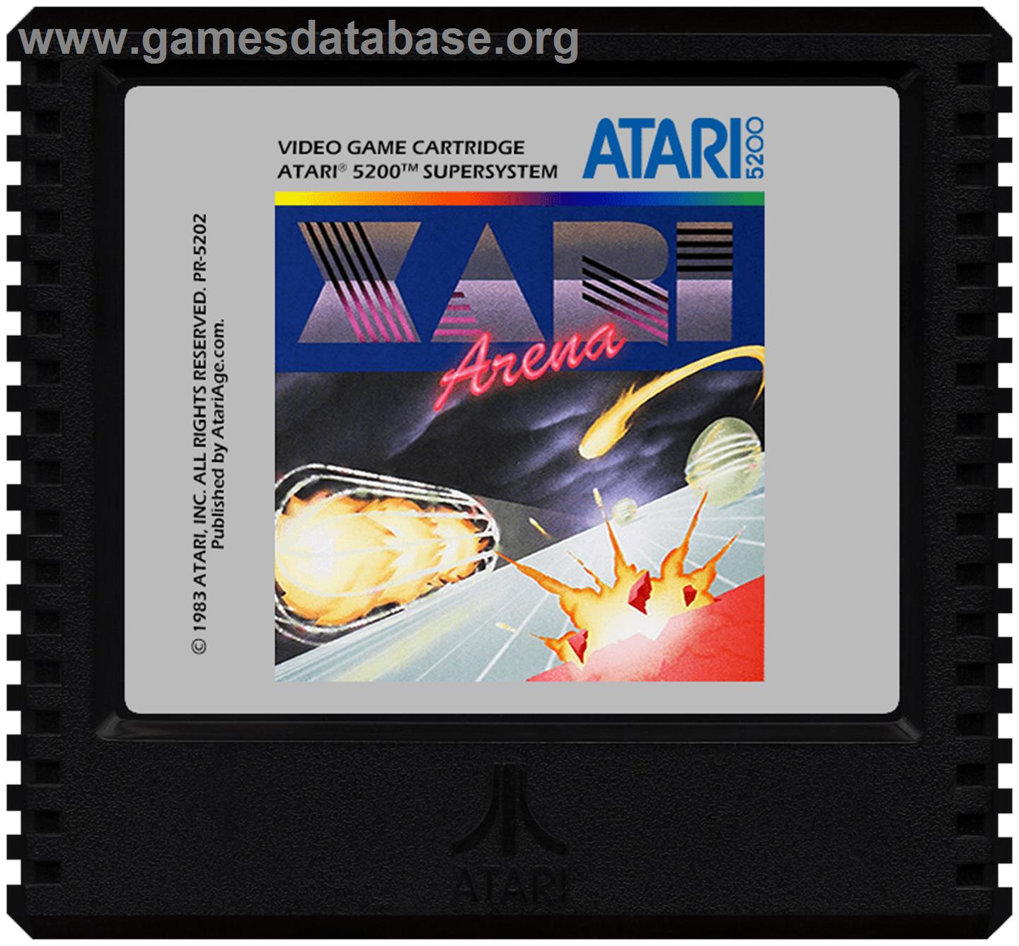 Xari Arena (Prototype) - Atari 5200 - Artwork - Cartridge