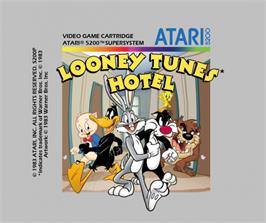 Top of cartridge artwork for Looney Tunes Hotel on the Atari 5200.