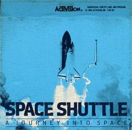 Top of cartridge artwork for Space Shuttle: A Journey into Space on the Atari 5200.