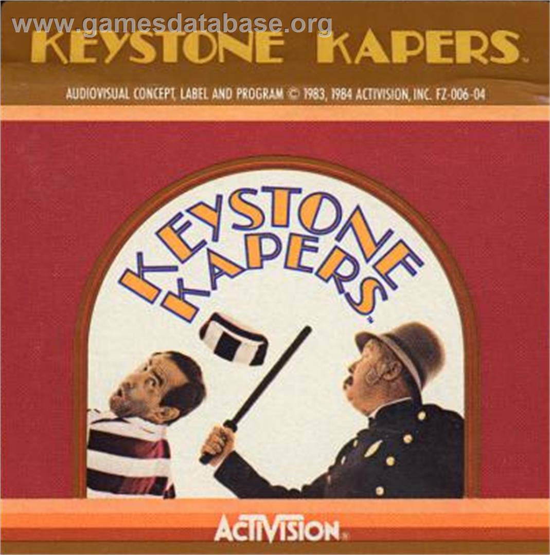 Keystone Kapers - Atari 5200 - Artwork - Cartridge Top