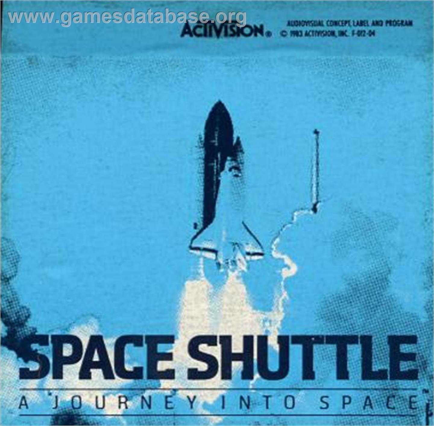 Space Shuttle: A Journey into Space - Atari 5200 - Artwork - Cartridge Top