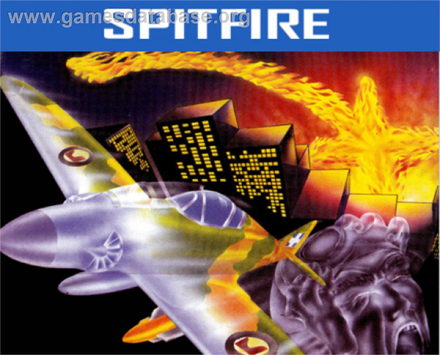 Spitfire - Atari 5200 - Artwork - Cartridge Top
