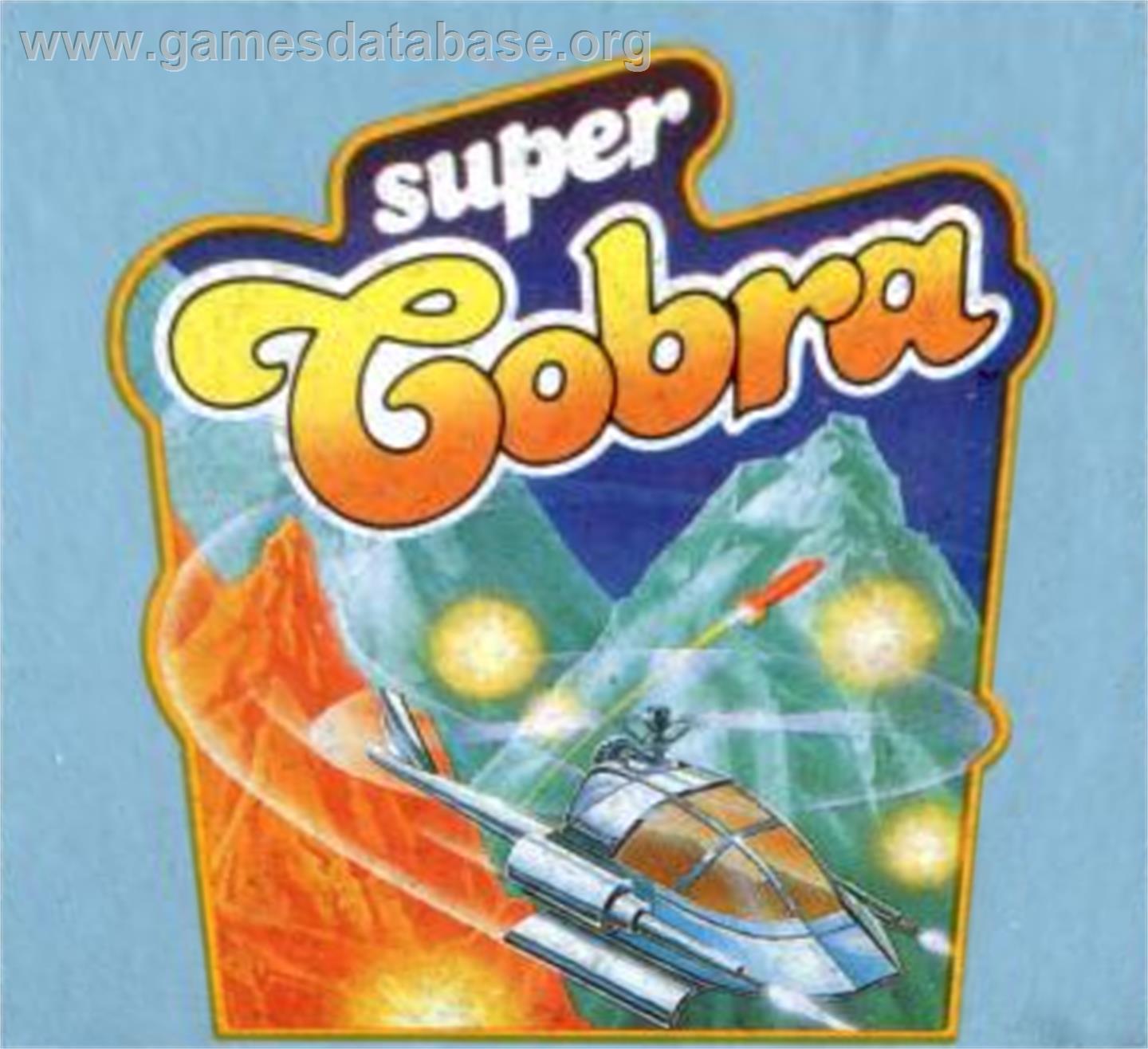 Super Cobra - Atari 5200 - Artwork - Cartridge Top