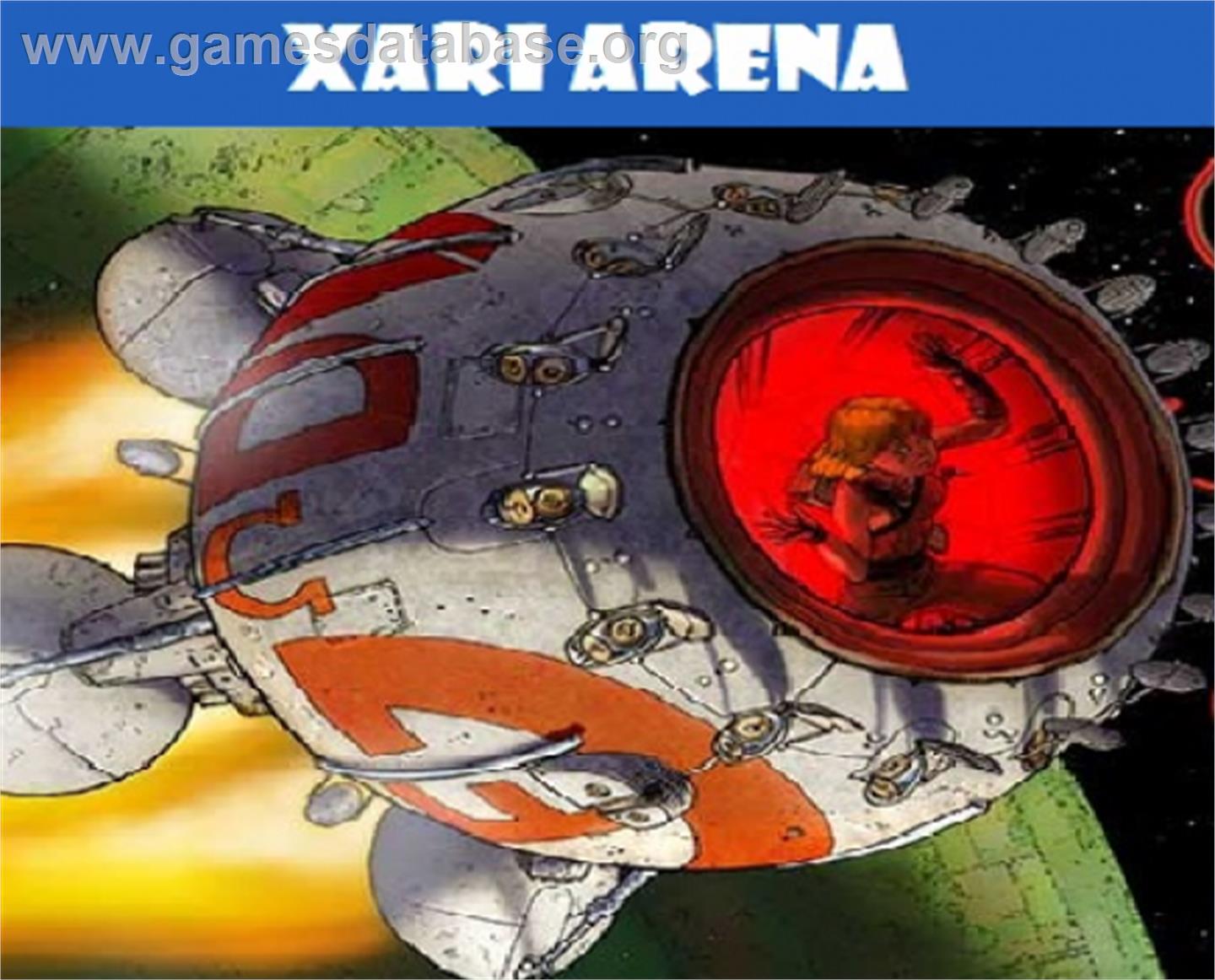 Xari Arena - Atari 5200 - Artwork - Cartridge Top
