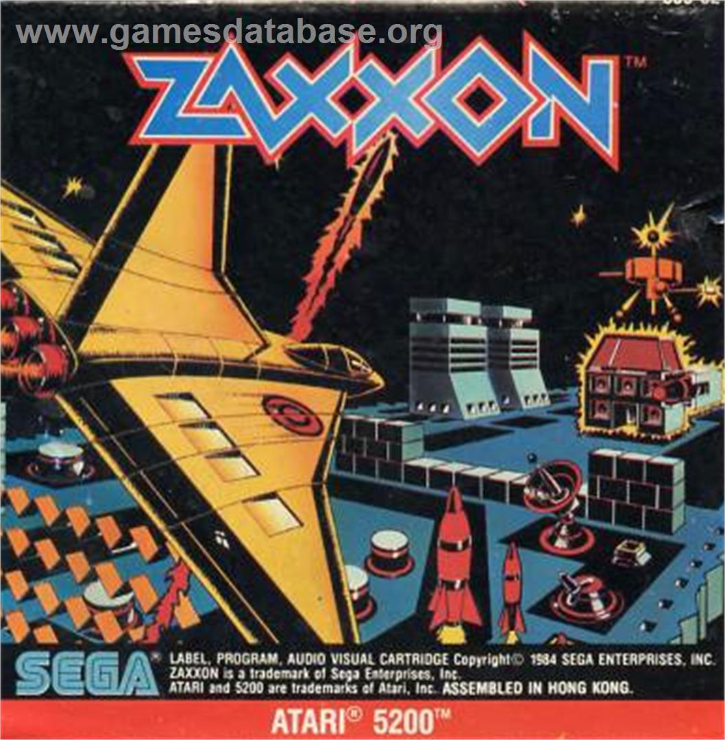 Zaxxon - Atari 5200 - Artwork - Cartridge Top