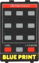 Overlay for Blueprint on the Atari 5200.