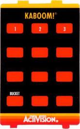 Overlay for Kaboom! on the Atari 5200.