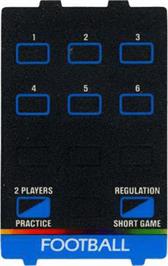 Overlay for RealSports Football on the Atari 5200.