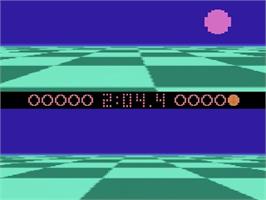 In game image of Ballblazer on the Atari 5200.
