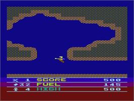 In game image of Captain Beeble (Atari 8bit conversion) on the Atari 5200.