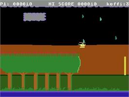 In game image of Koffi: Yellow Kopter: Demo on the Atari 5200.