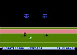 In game image of Meebzork on the Atari 5200.