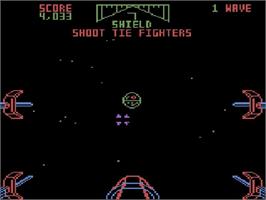In game image of Star Wars - The Arcade Game on the Atari 5200.