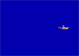 In game image of Yellow Submarine on the Atari 5200.