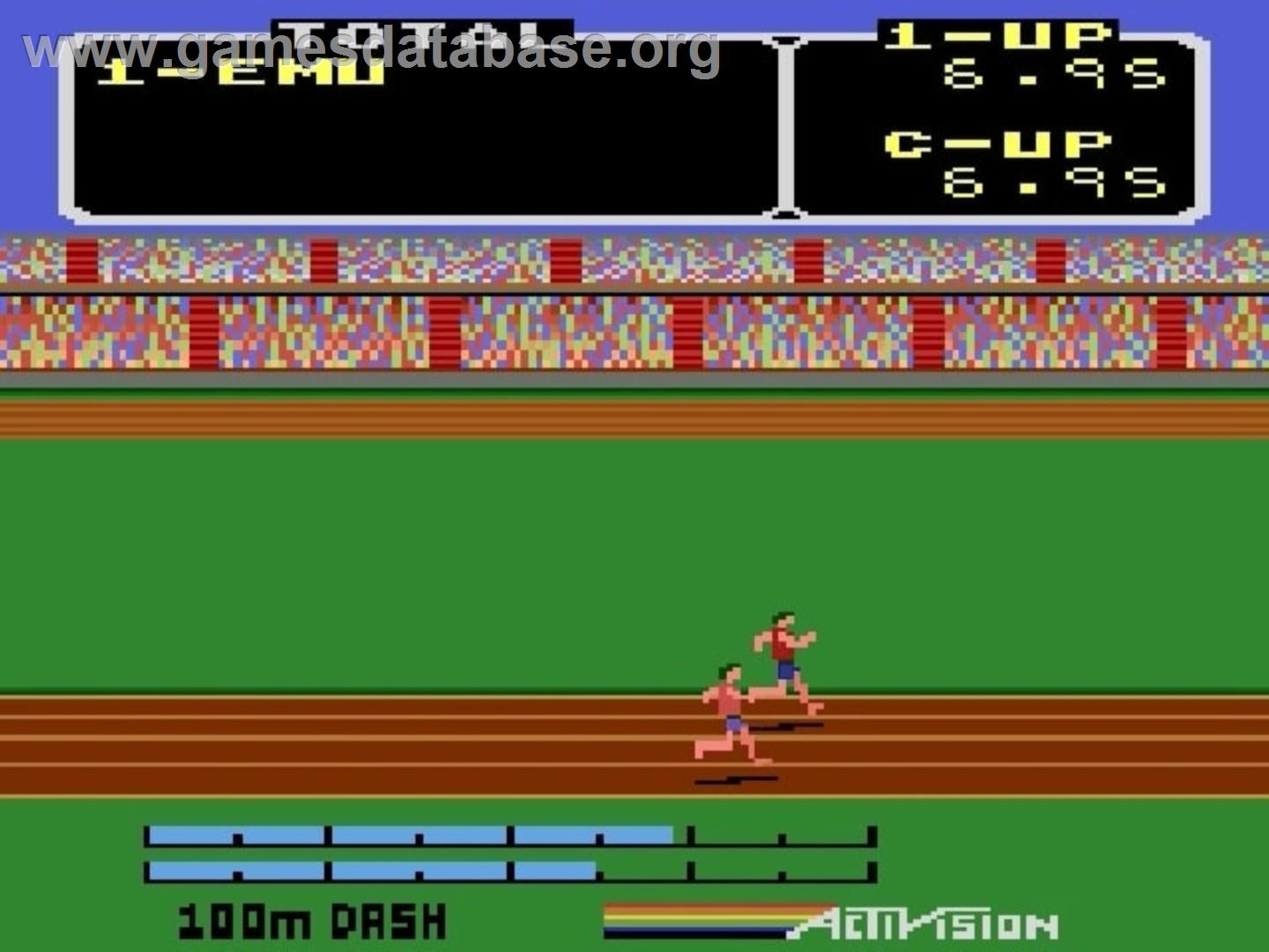 Activision Decathlon, The - Atari 5200 - Artwork - In Game