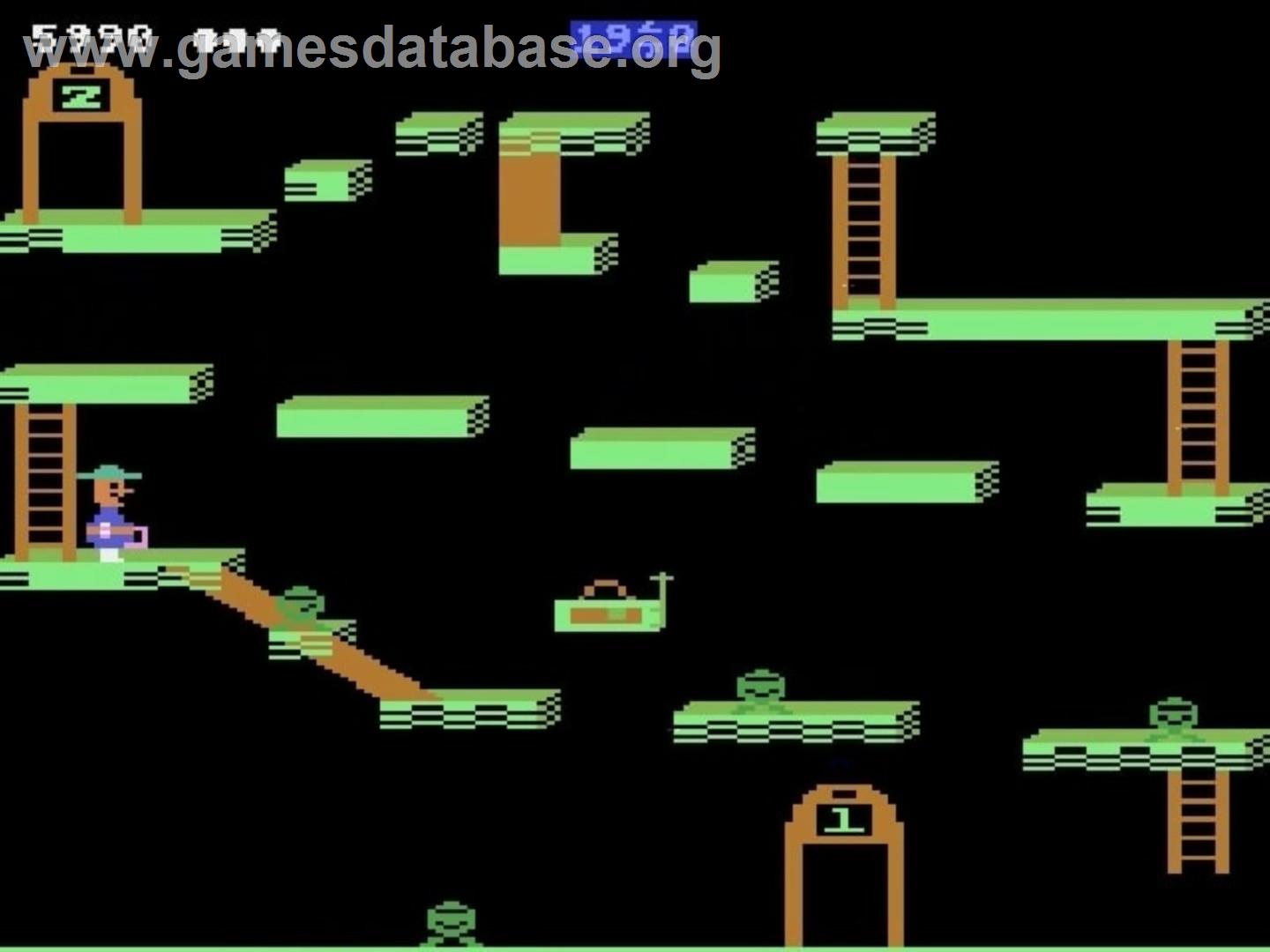 Bounty Bob Strikes Back! - Atari 5200 - Artwork - In Game