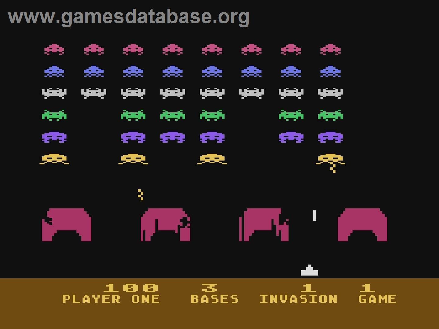 Deluxe Invaders (Atari 8bit conversion) - Atari 5200 - Artwork - In Game