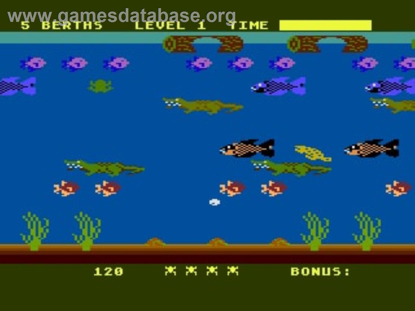 Frogger 2 - Threeedeep! - Atari 5200 - Artwork - In Game