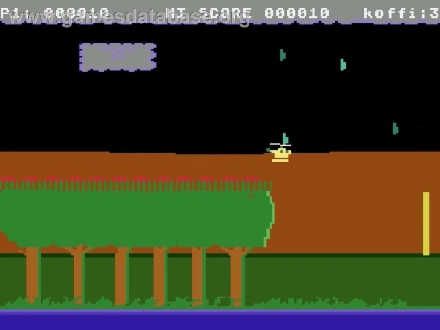 Koffi - Yellow Kopter - Atari 5200 - Artwork - In Game