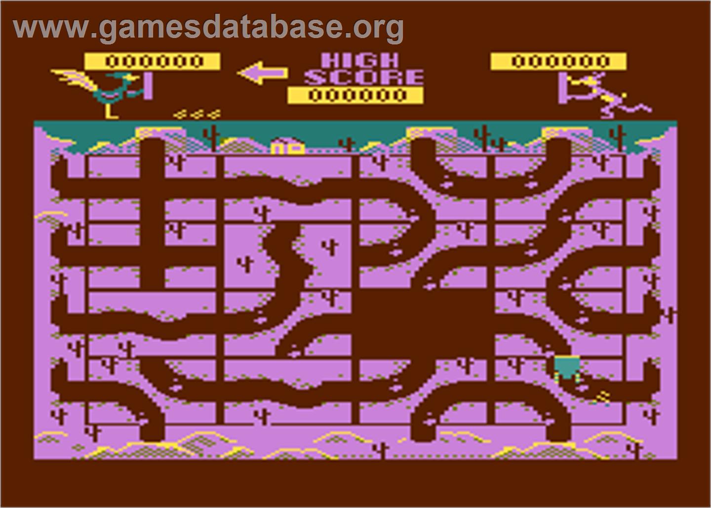 Road Runner - Atari 5200 - Artwork - In Game