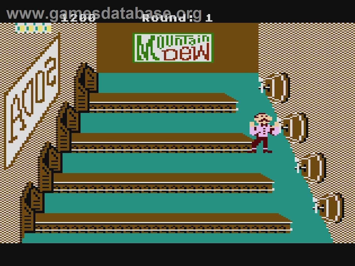 Tapper (Atari 8bit conversion) - Atari 5200 - Artwork - In Game