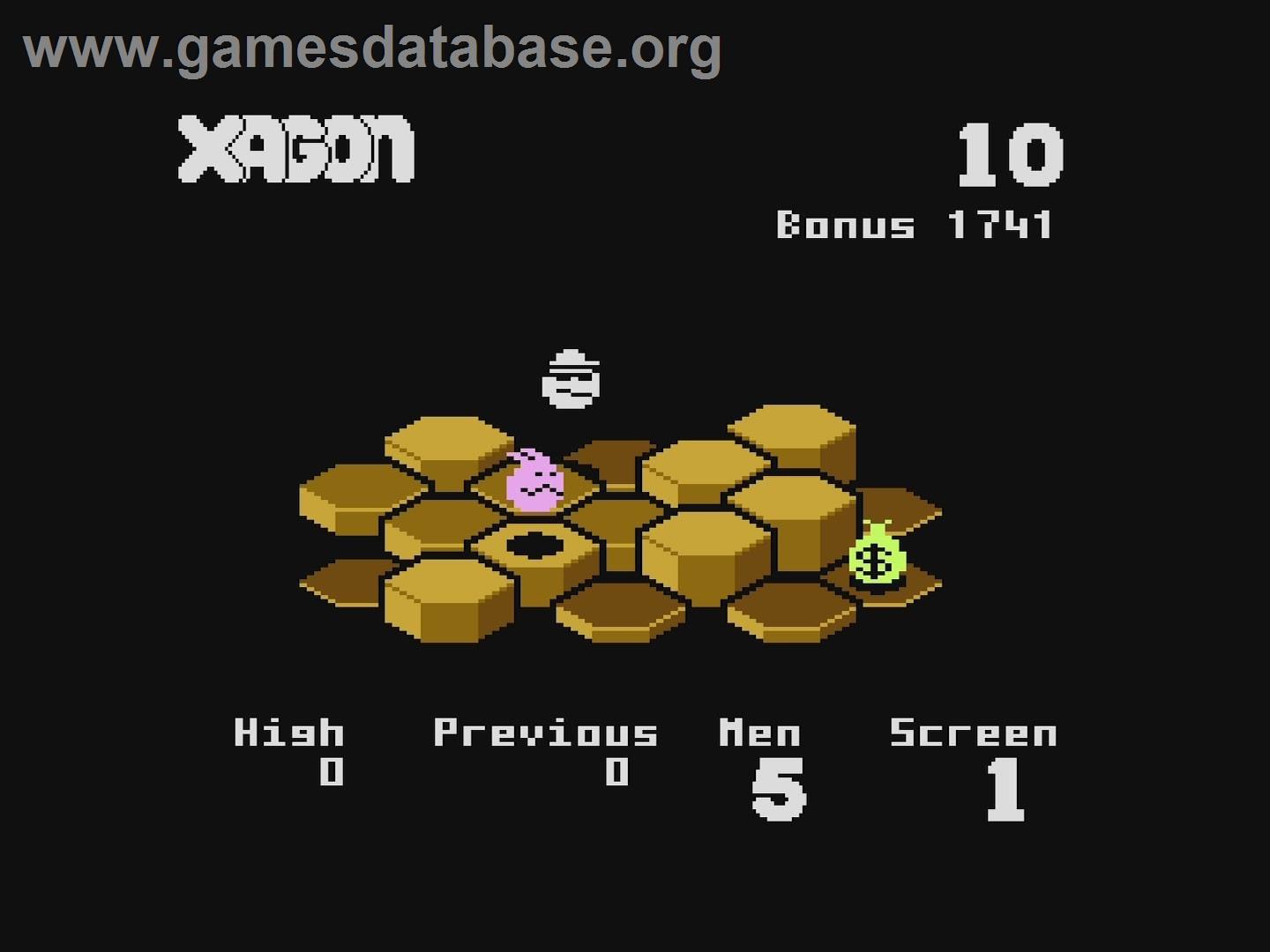 Xagon (Atari 8bit conversion) - Atari 5200 - Artwork - In Game