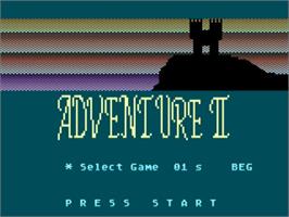 Title screen of Adventure 2 on the Atari 5200.