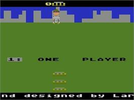 Title screen of Kaboom! on the Atari 5200.