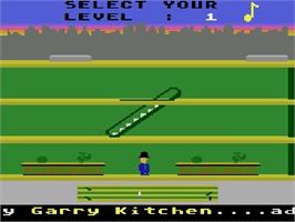 Title screen of Keystone Kapers on the Atari 5200.