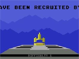 Title screen of Last Starfighter, The (Prototype) on the Atari 5200.