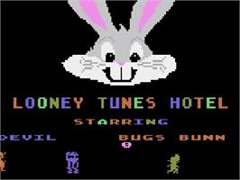 Title screen of Looney Tunes Hotel on the Atari 5200.